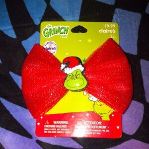 🎄🎅🆕Claire’s x The Grinch Hairbow!BNIP!SO!❄️☃️🎅🎄